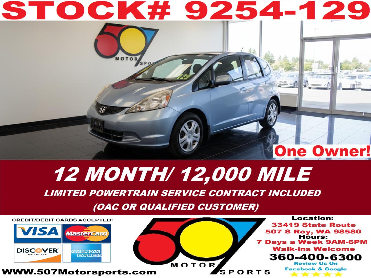 2011 Honda Fit 5-Speed AT