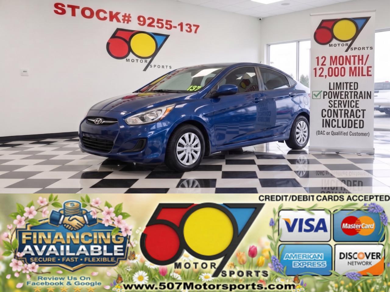 2016 Hyundai Accent SE 4-Door 6A
