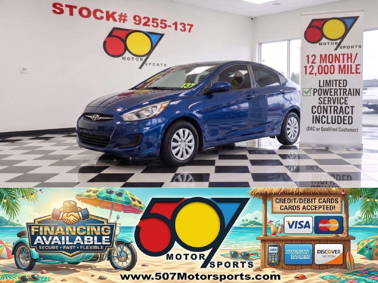 2016 Hyundai Accent SE 4-Door 6A