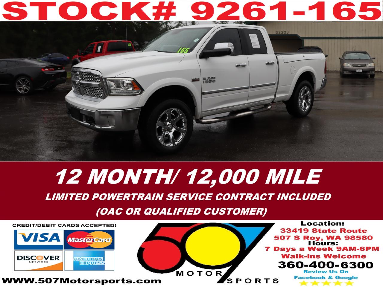 2013 RAM 1500 Laramie Quad Cab 4WD