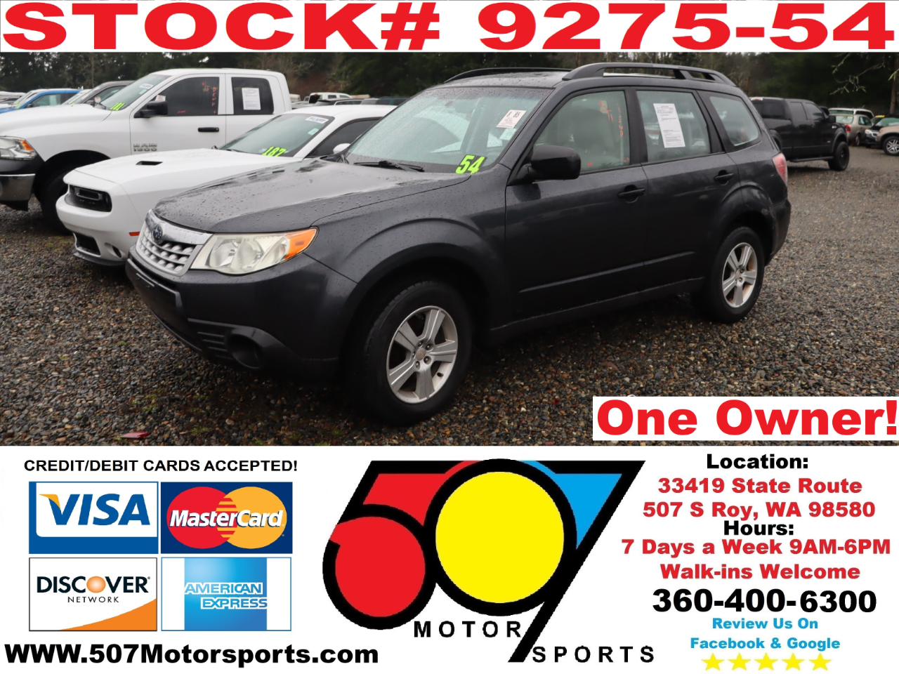 2011 Subaru Forester 2.5X Touring