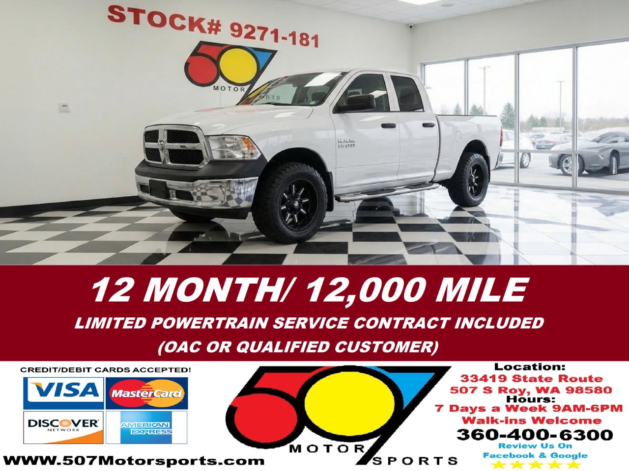 2013 RAM 1500 Tradesman Quad Cab 4WD