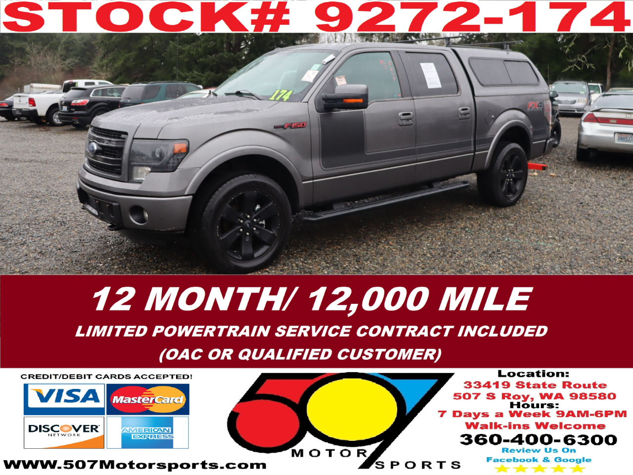 2013 Ford F-150 FX4 SuperCrew 5.5-ft. Bed 4WD