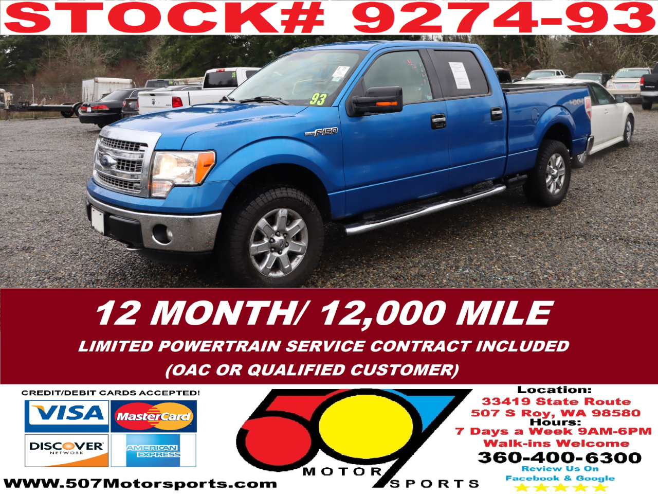 2013 Ford F-150 XLT SuperCrew 6.5-ft. Bed 4WD