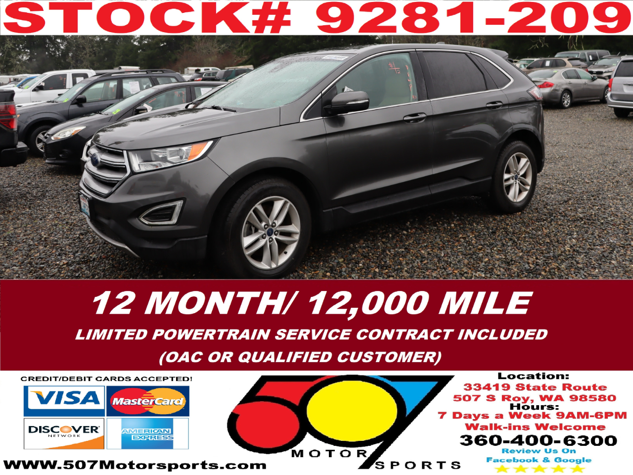 2018 Ford Edge SEL AWD