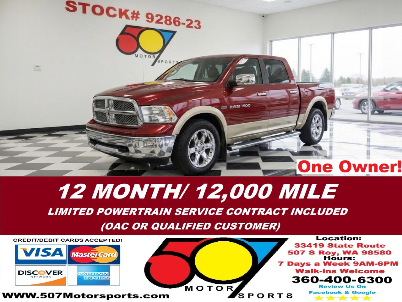 2011 RAM 1500 Laramie Crew Cab 4WD