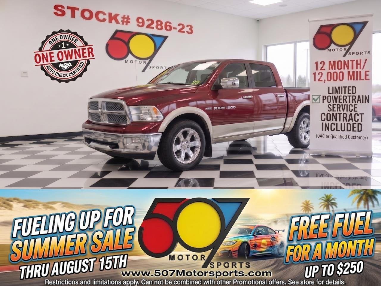 2011 RAM 1500 Laramie Crew Cab 4WD