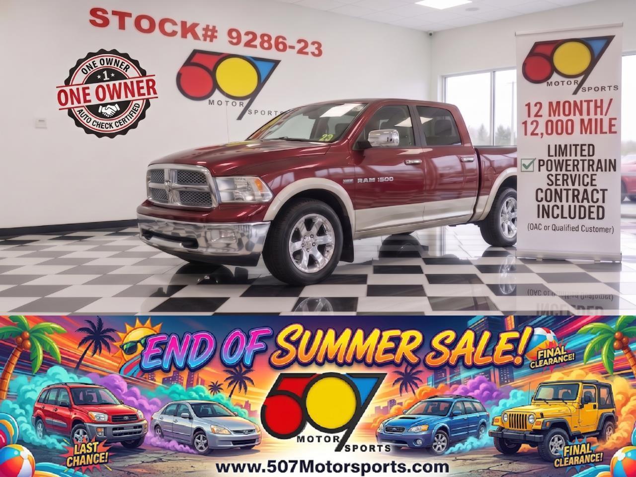  2011 RAM 1500 Laramie Crew Cab 4WD   