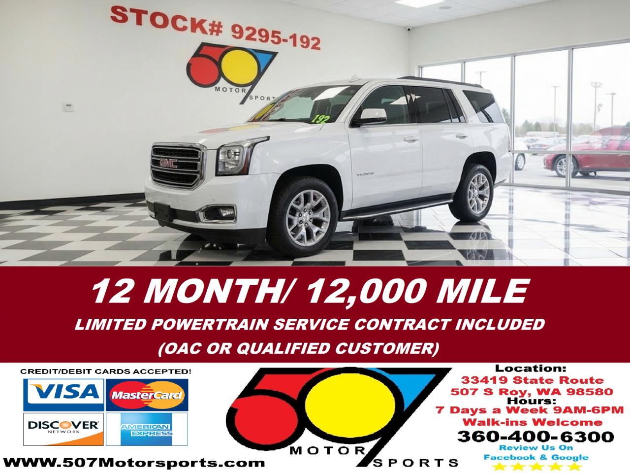 2015 GMC Yukon SLT 4WD