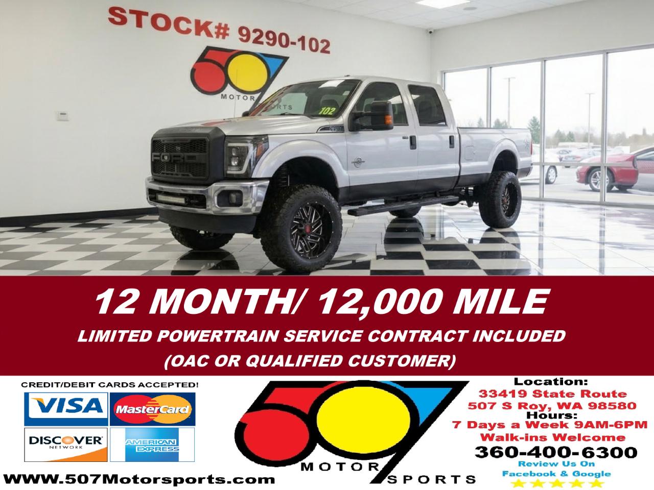 2015 Ford F-350 SD XLT Crew Cab Long Bed 4WD