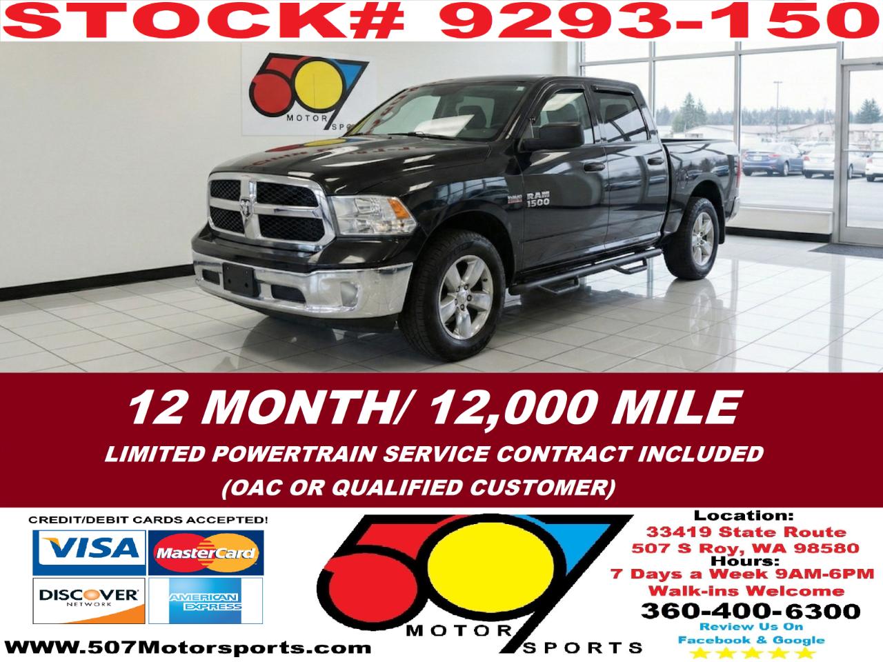 2015 RAM 1500 Big Horn Crew Cab SWB 4WD