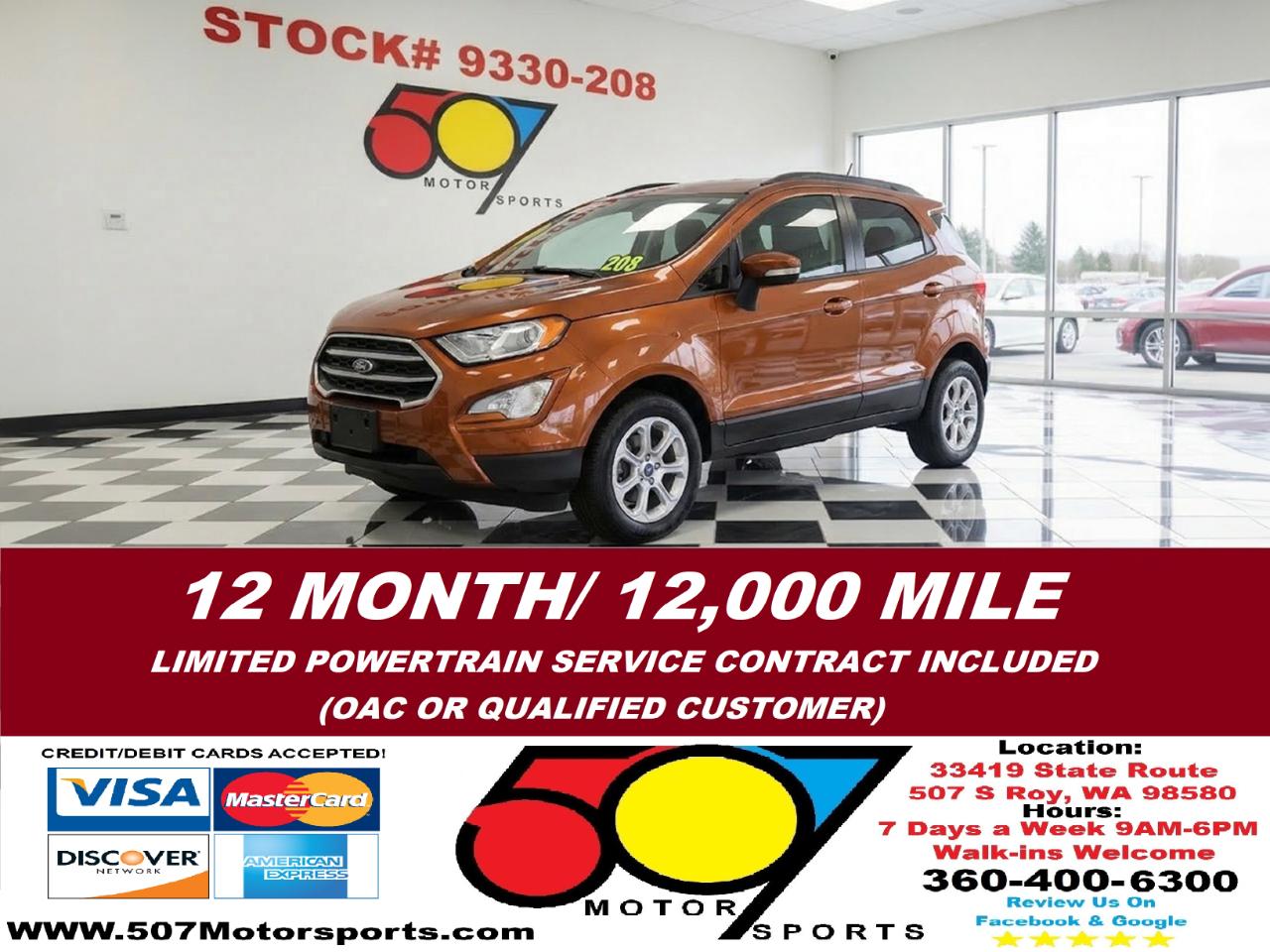 2020 Ford EcoSport SE AWD