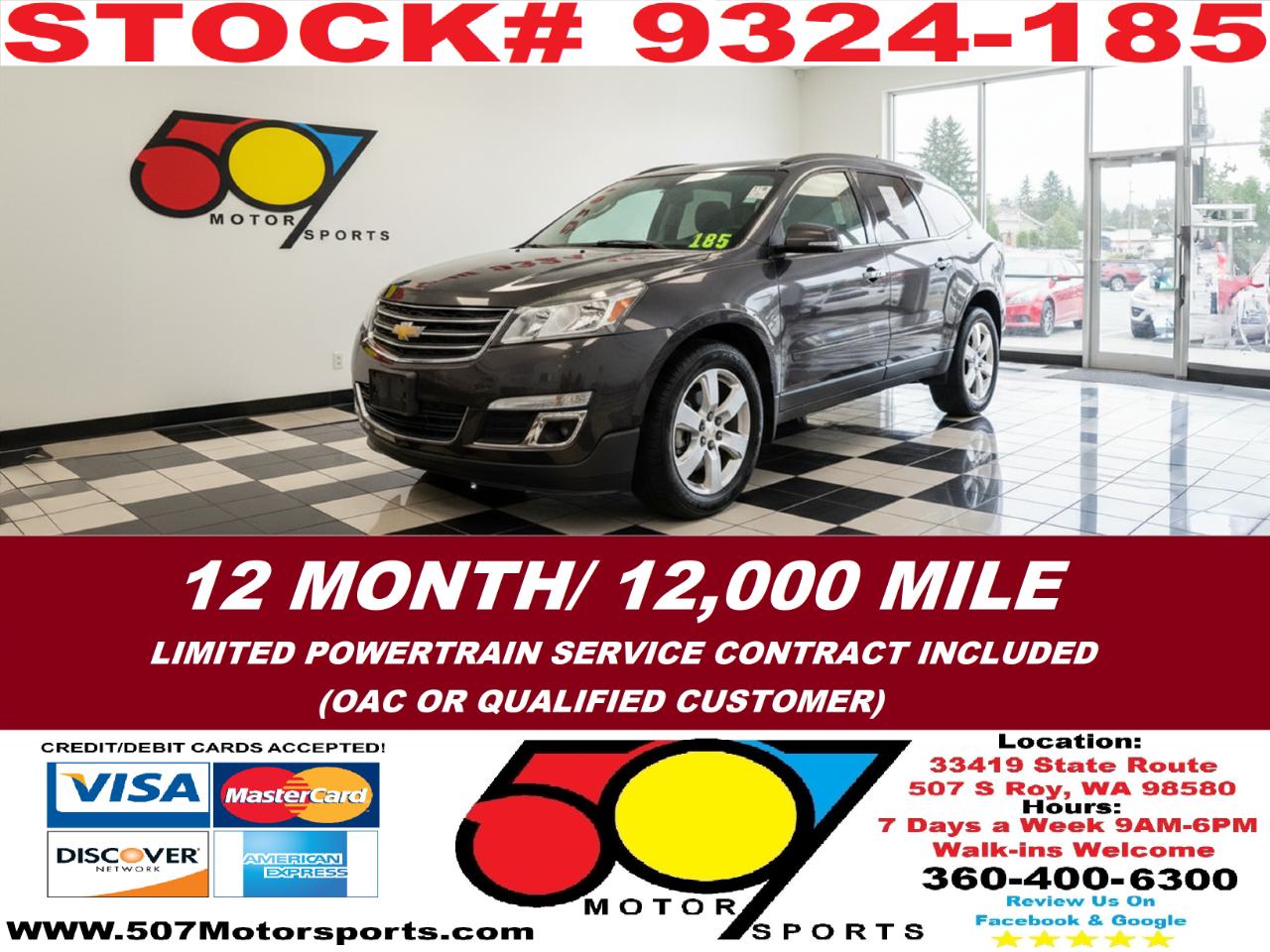2016 Chevrolet Traverse 1LT AWD