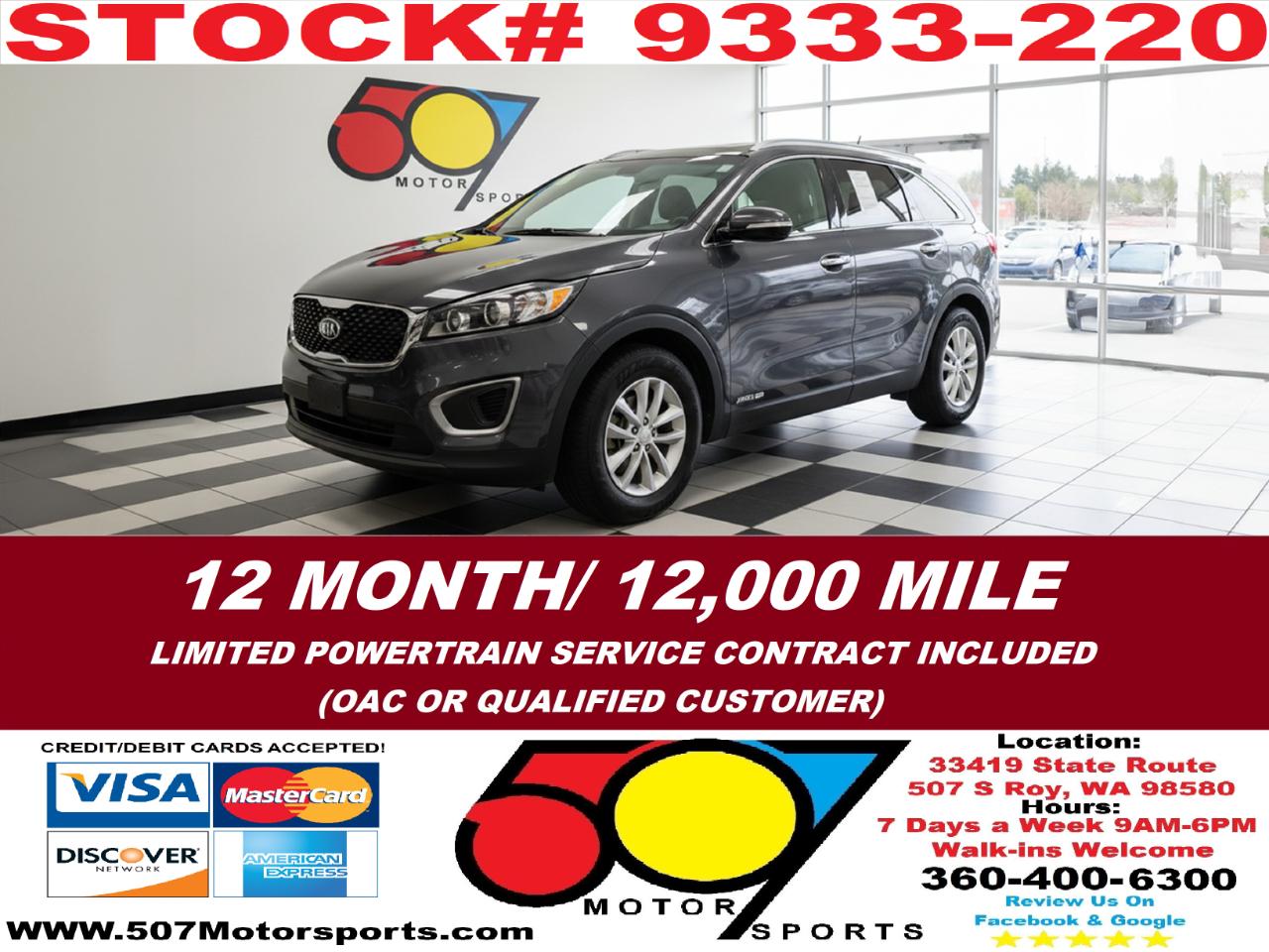 2017 Kia Sorento LX V6 AWD