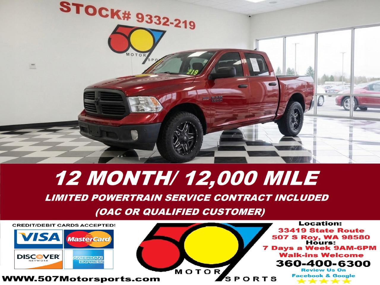 2014 RAM 1500 Big Horn Crew Cab SWB 4WD