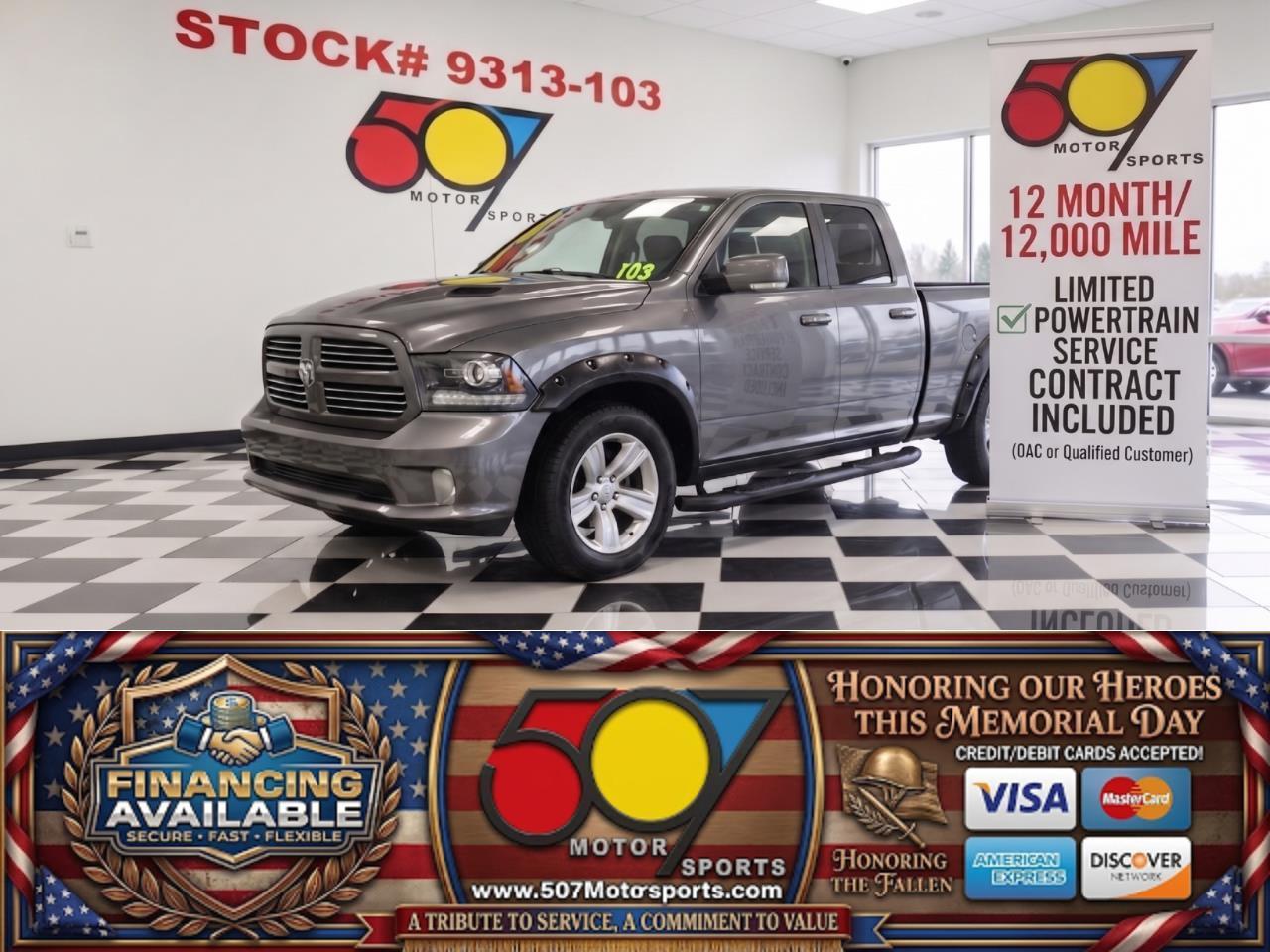2013 RAM 1500 Sport Quad Cab 4WD