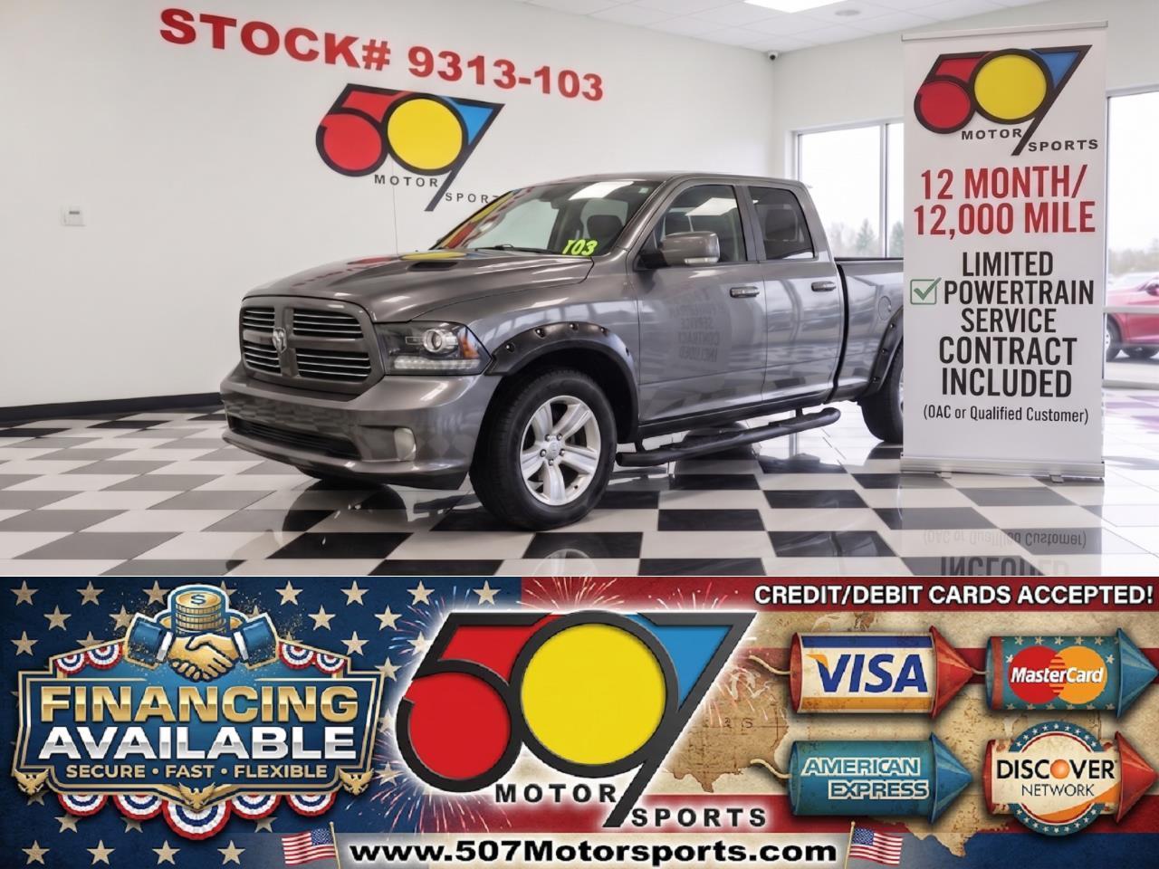 2013 RAM 1500 Sport Quad Cab 4WD
