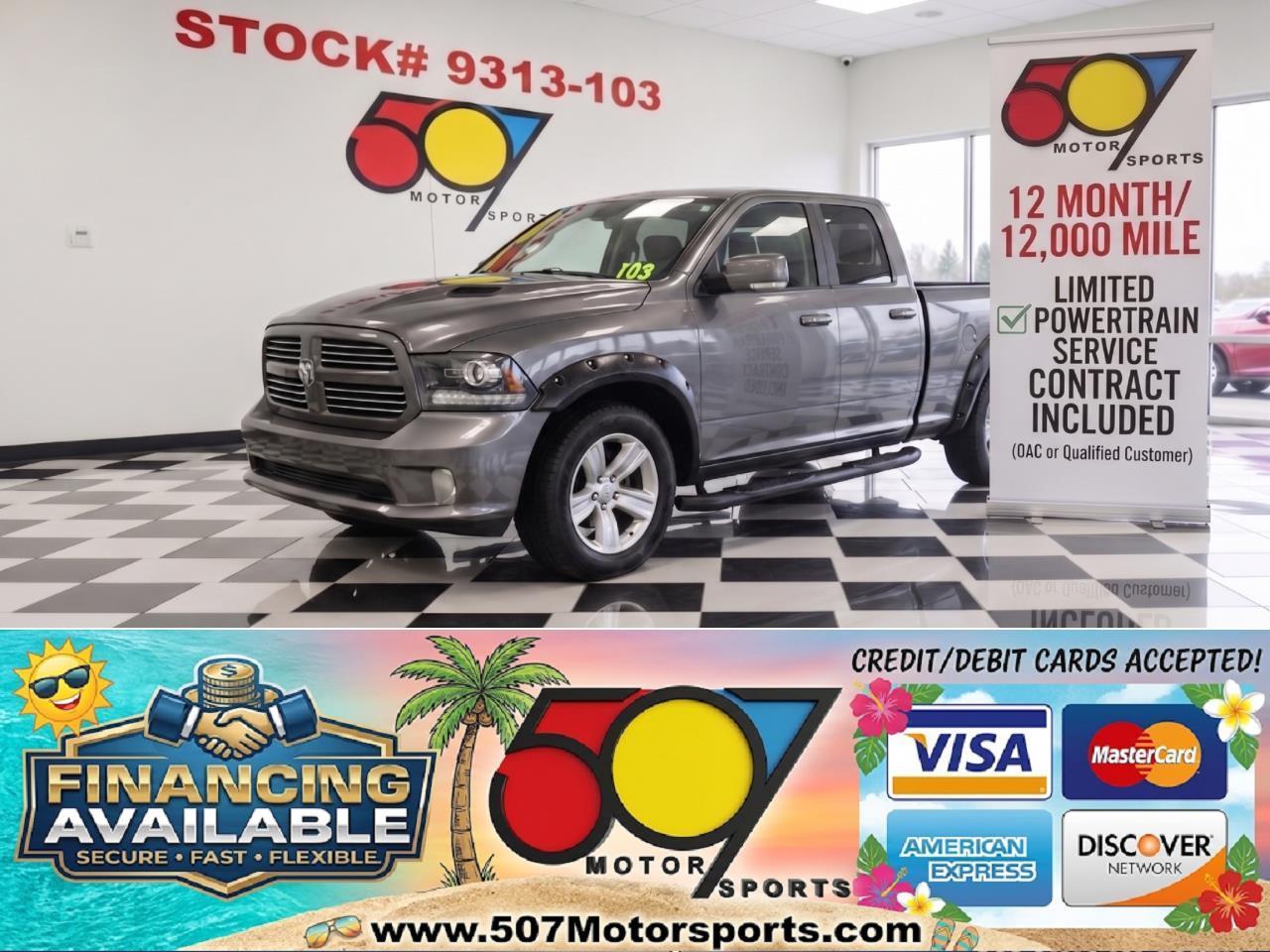 2013 RAM 1500 Sport Quad Cab 4WD