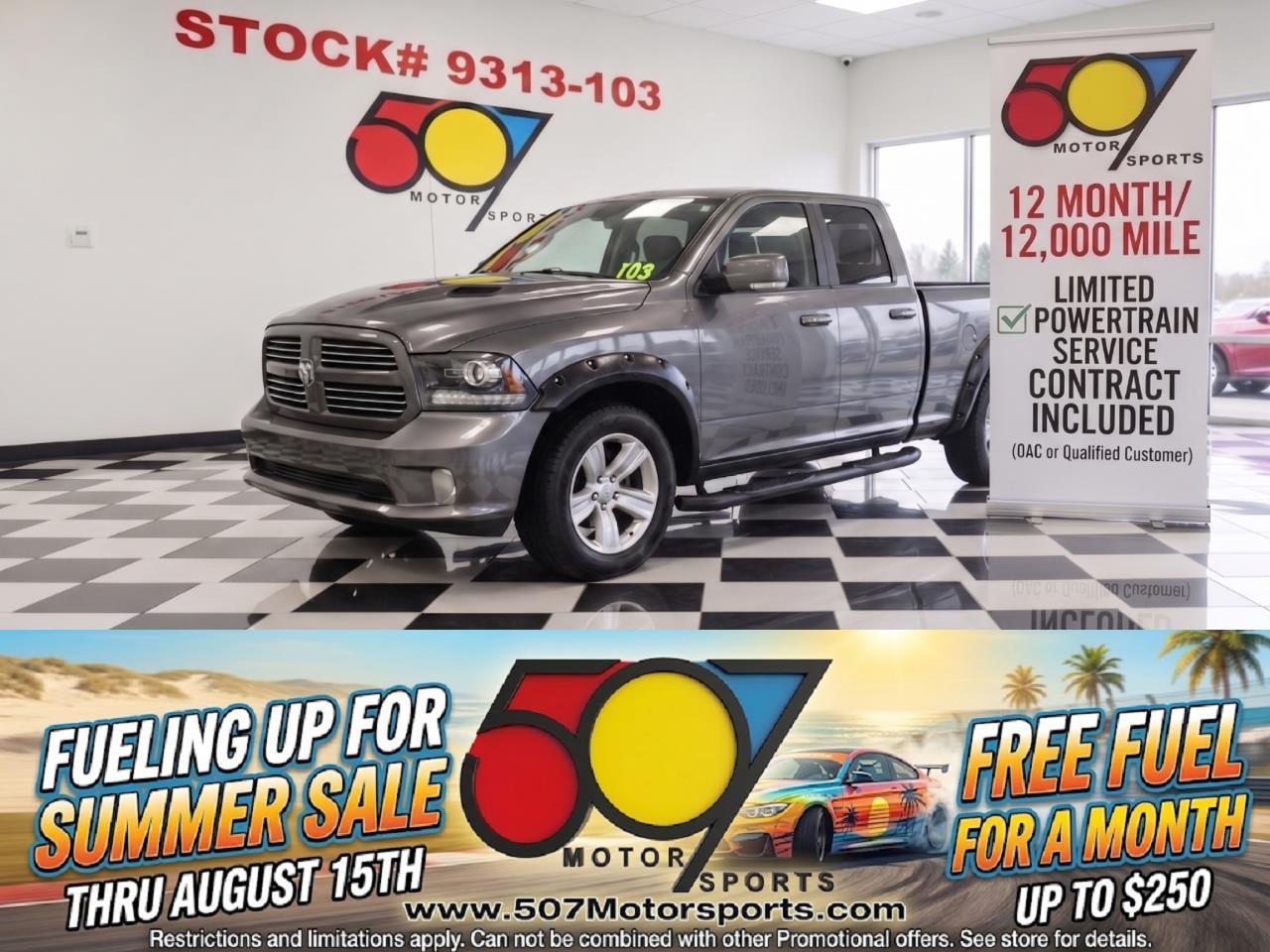 2013 RAM 1500 Sport Quad Cab 4WD