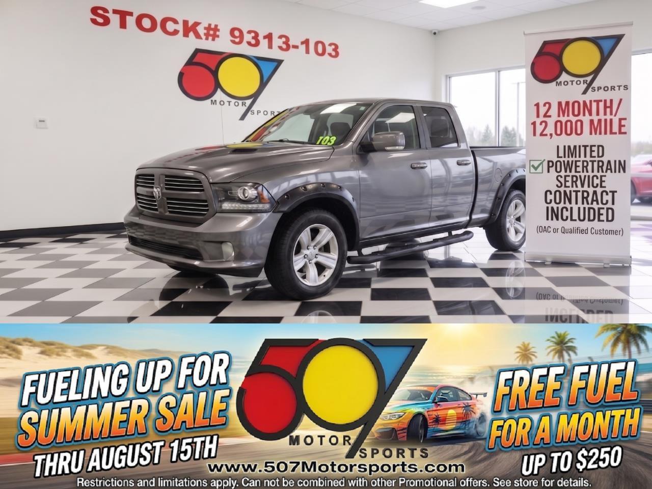 2013 RAM 1500 Sport Quad Cab 4WD
