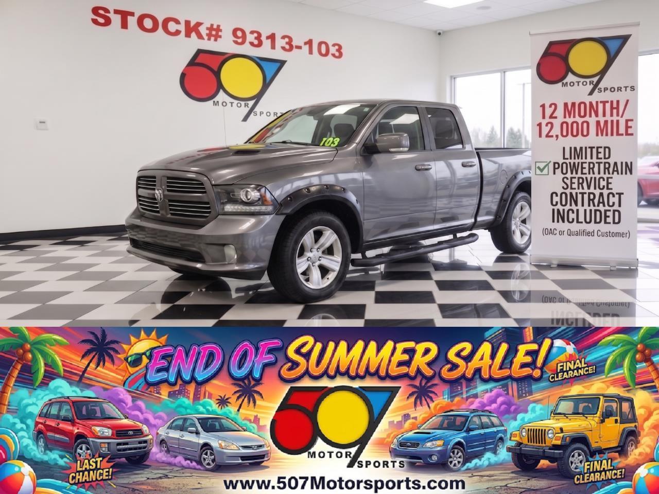 2013 RAM 1500 Sport Quad Cab 4WD