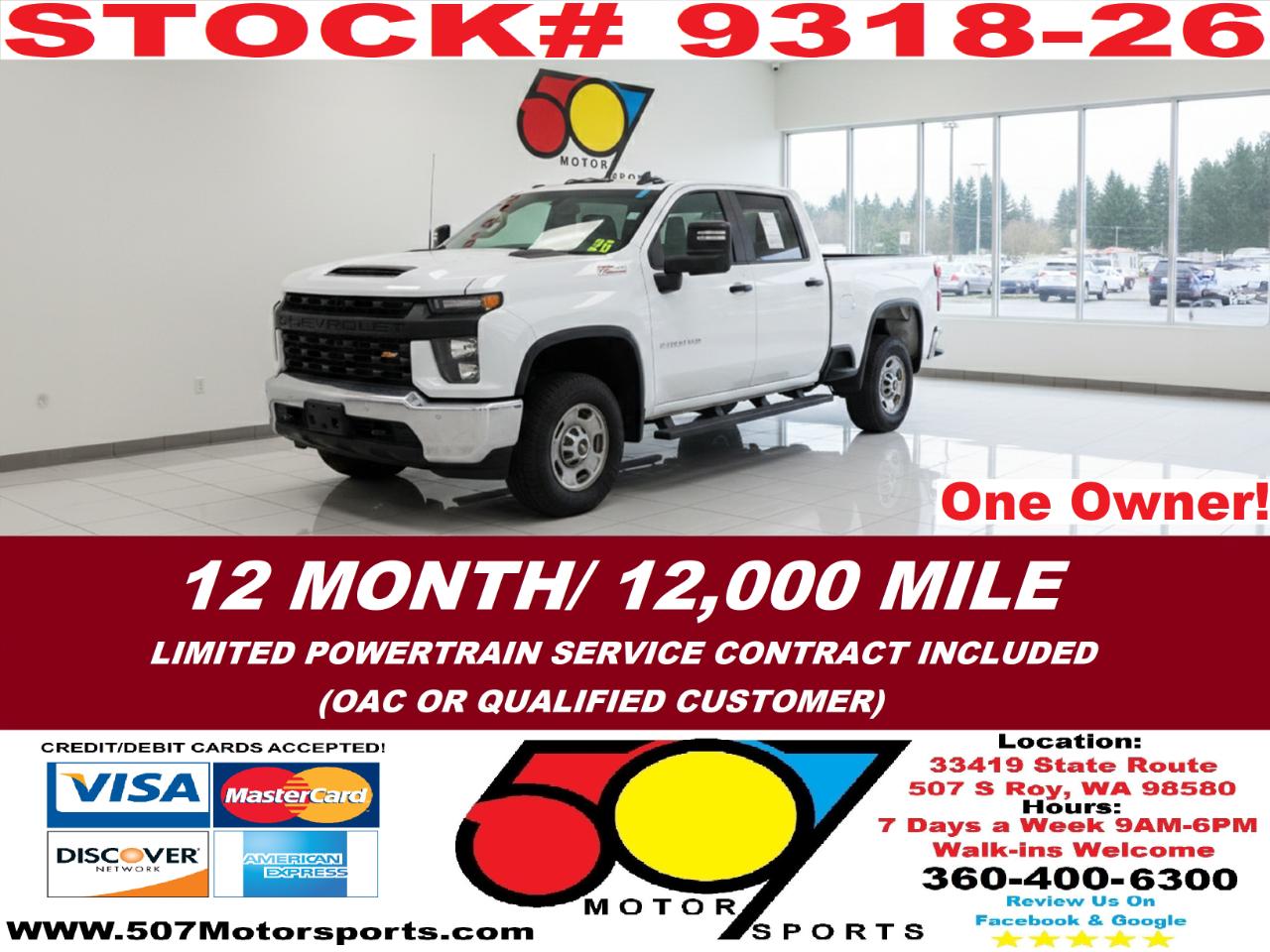 2020 Chevrolet Silverado 2500HD Z71 Crew Cab Short Box 4WD