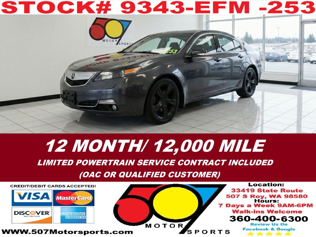 2013 Acura TL 6-Speed AT SH-AWD with Tech Package