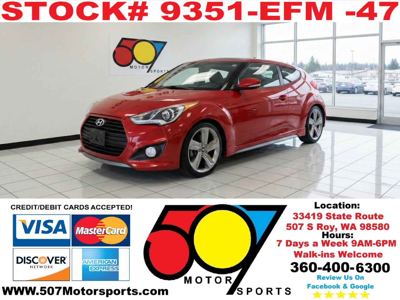 2015 Hyundai Veloster Turbo 6MT