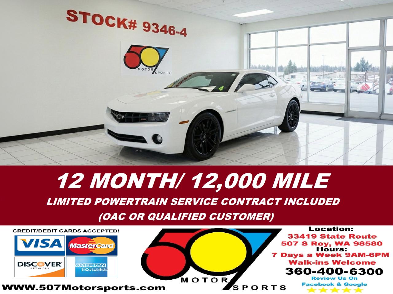 2013 Chevrolet Camaro Coupe 2LT