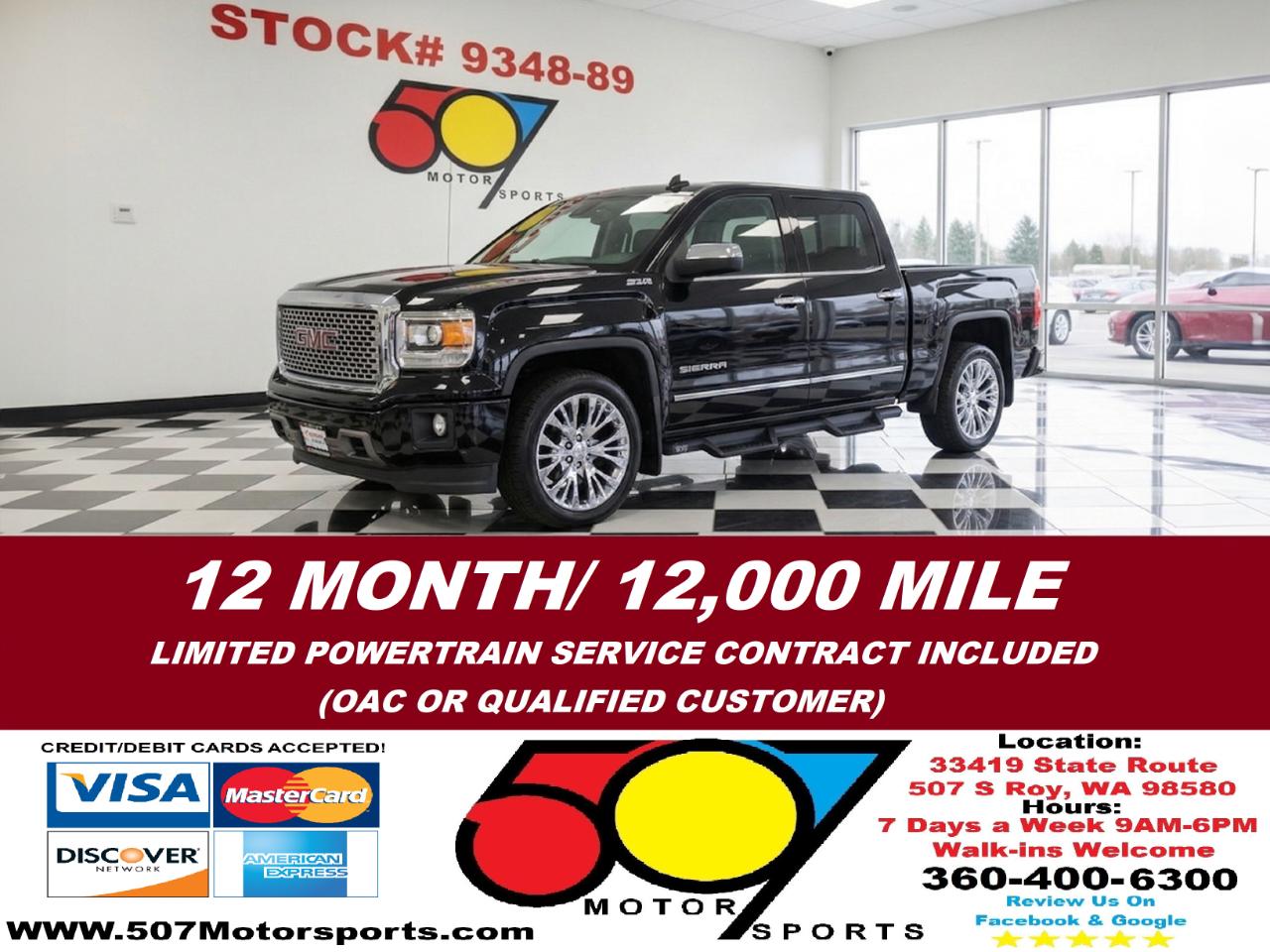 2014 GMC Sierra 1500 SLT Crew Cab 4WD