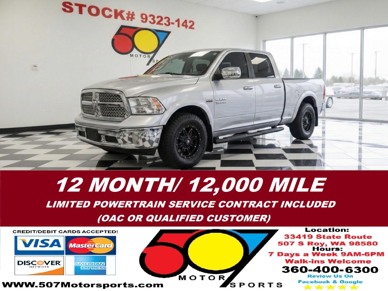 2017 RAM 1500 Laramie Quad Cab 4WD