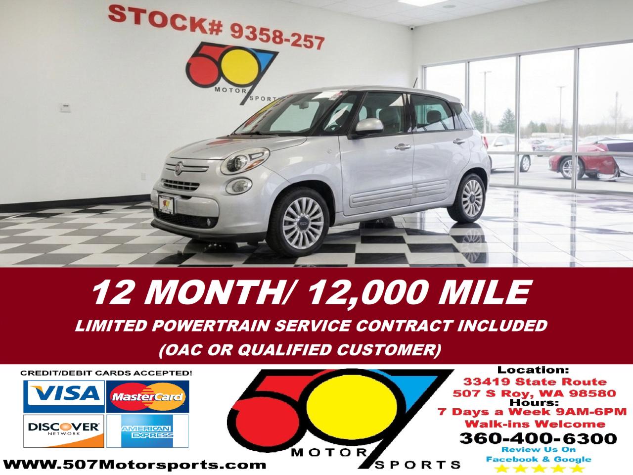 2014 Fiat 500L Easy