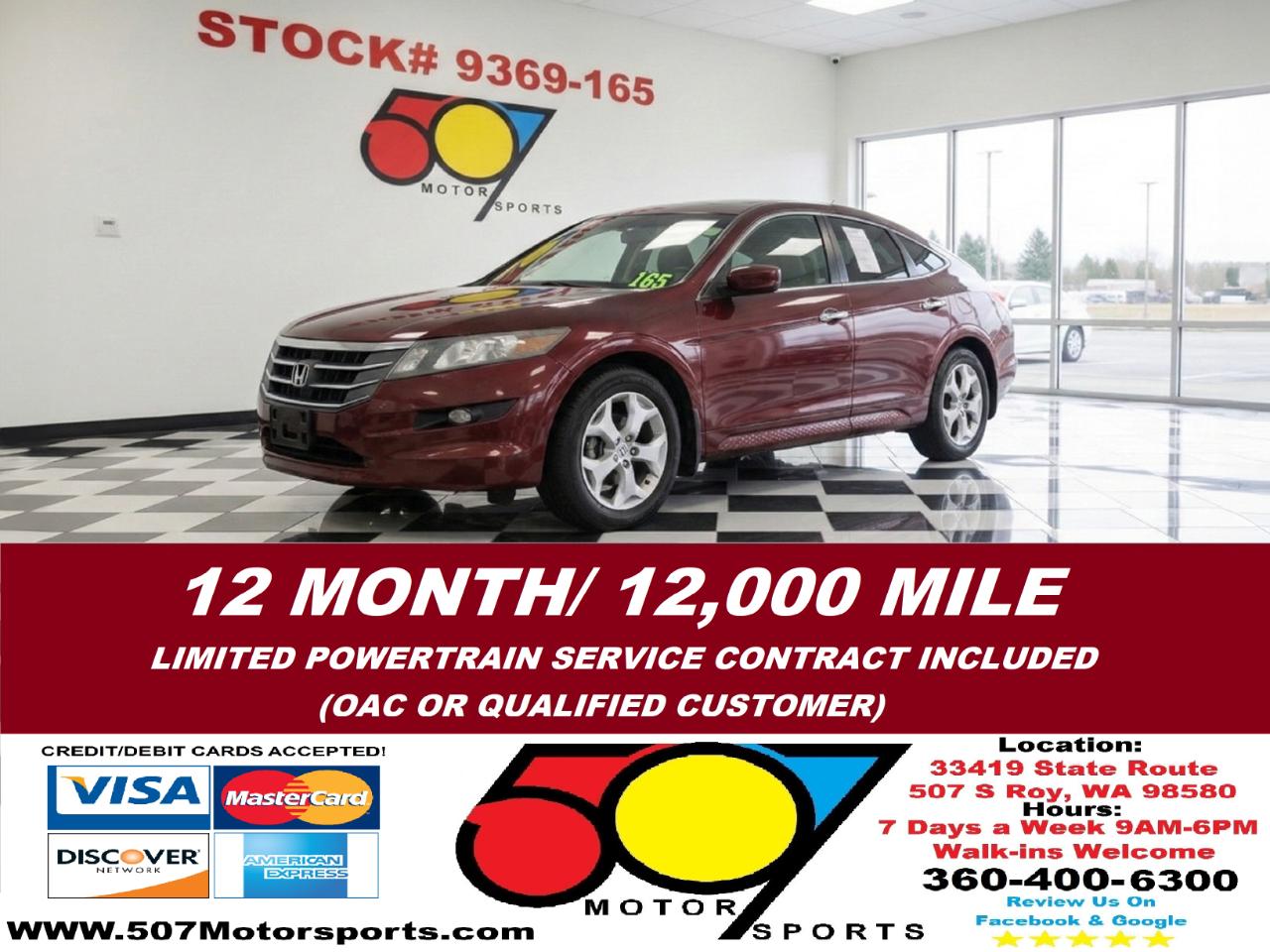 2012 Honda Crosstour EX-L V-6 4WD w/ Navigation