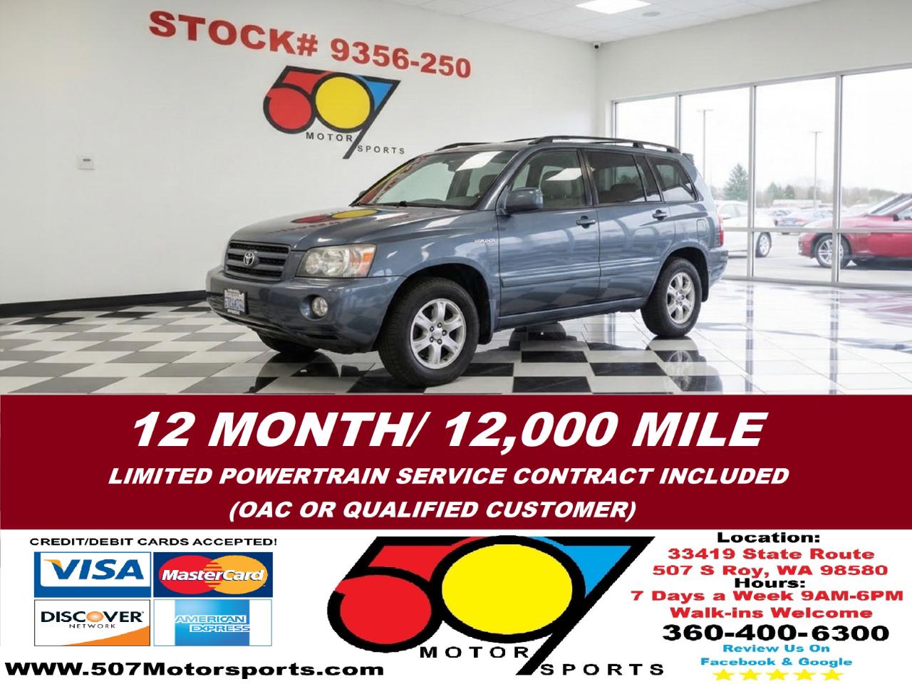 2003 Toyota Highlander V6 4WD