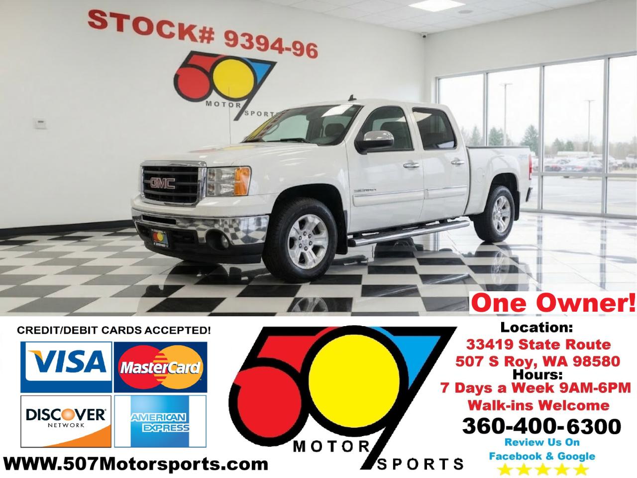2013 GMC Sierra 1500 SLT Crew Cab 4WD