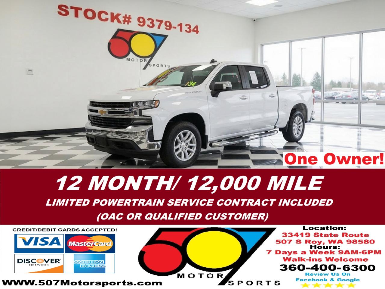 2019 Chevrolet Silverado 1500 LT Crew Cab 4WD