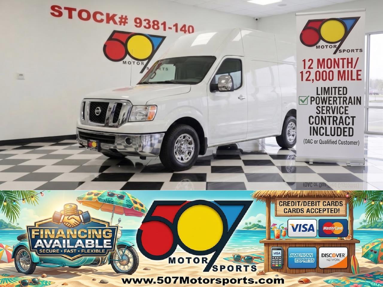 2014 Nissan NV Cargo 2500 HD S V8 High Roof