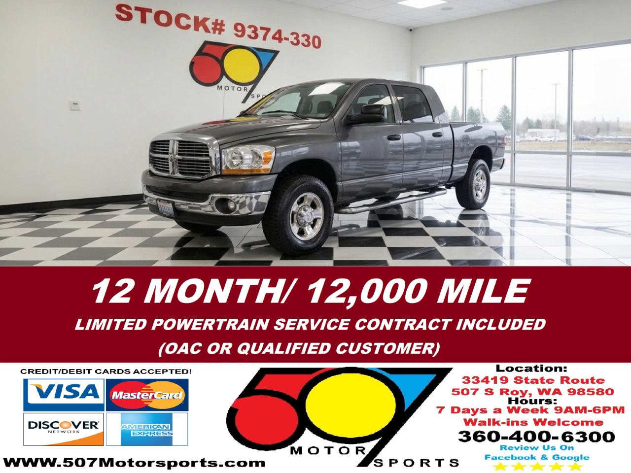 2006 Dodge Ram 1500 SLT Mega Cab 2WD