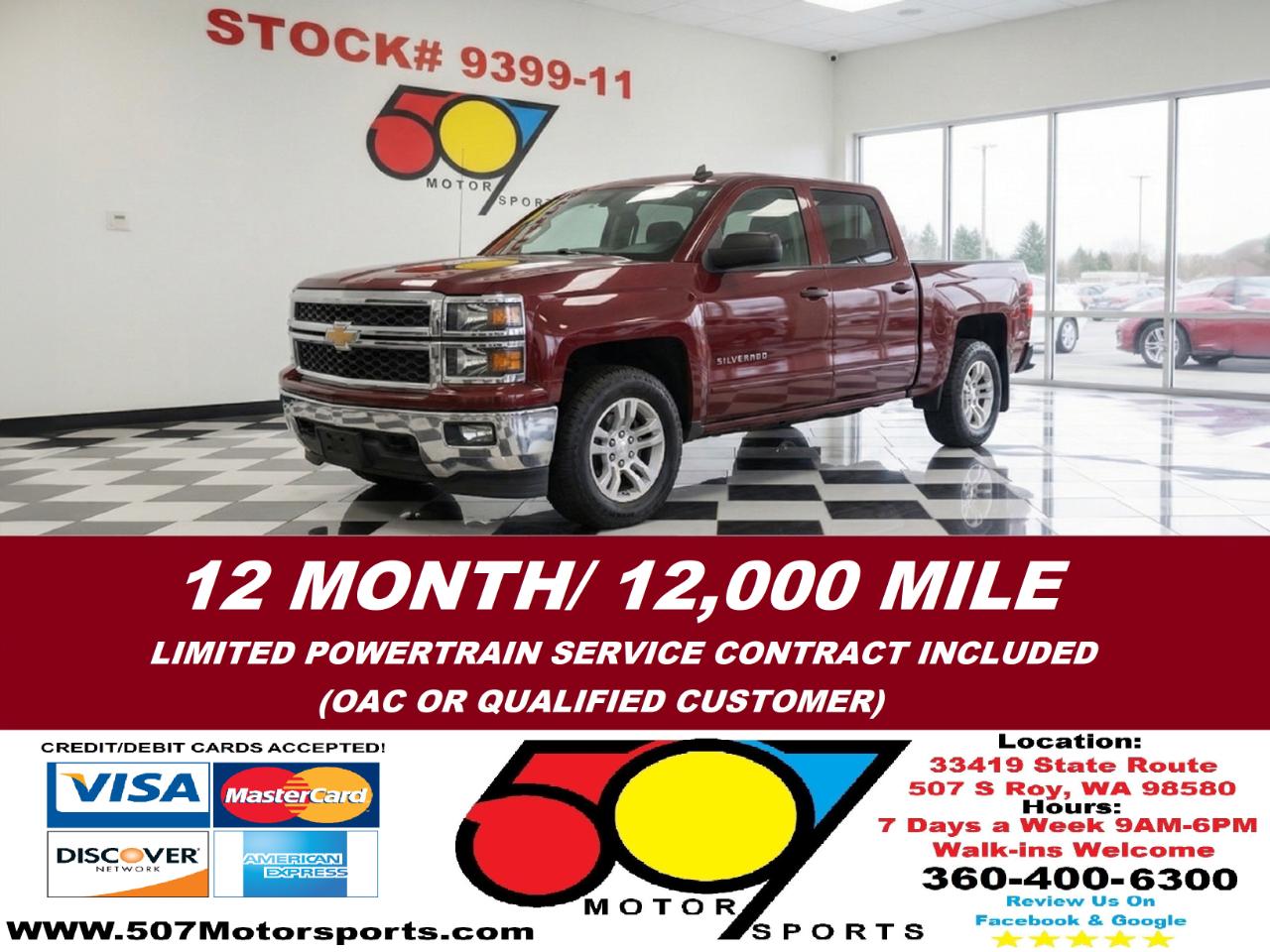 2014 Chevrolet Silverado 1500 LT Crew Cab 4WD