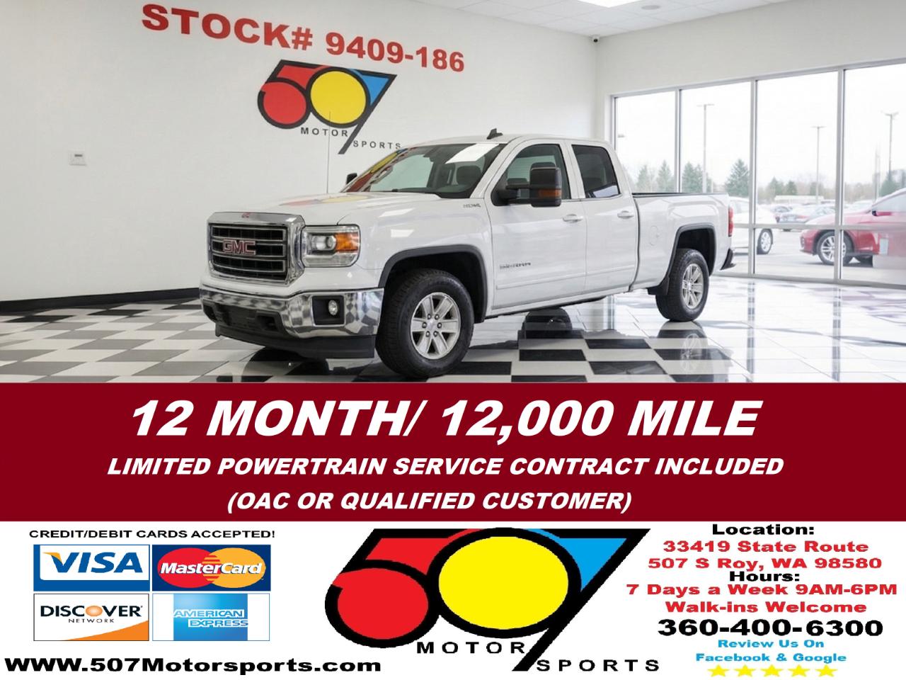 2015 GMC Sierra 1500 SLE Double Cab 4WD