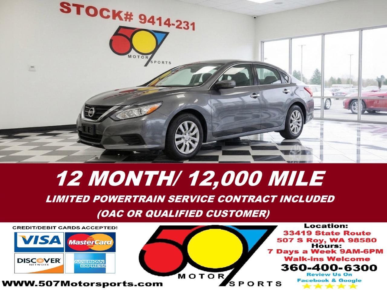 2018 Nissan Altima 2.5 SV