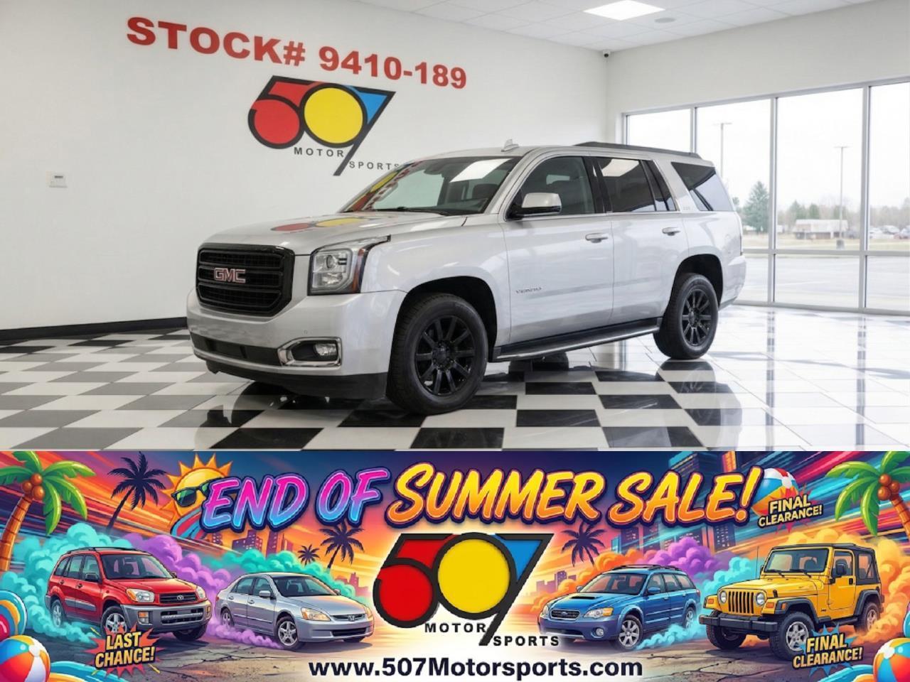 Silver 2016 GMC Yukon SUV / Crossover Four-Wheel Drive Automatic