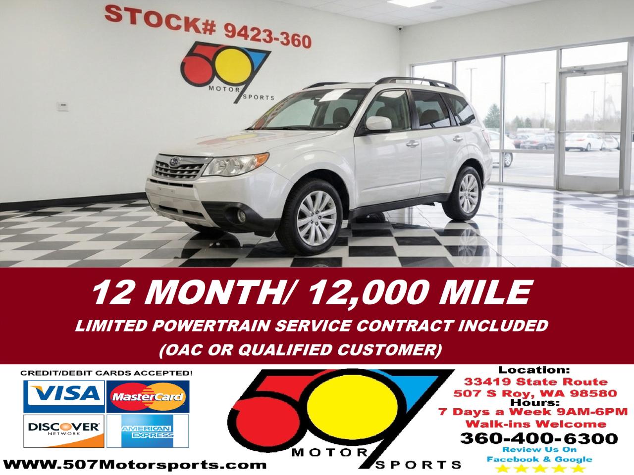 2011 Subaru Forester 2.5X Limited