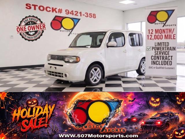 White 2012 Nissan Cube Wagon Front-Wheel Drive Automatic