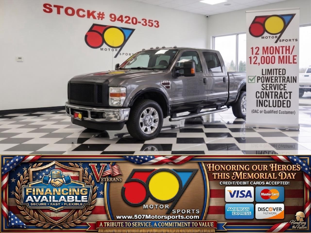 2008 Ford F-250 SD Lariat Crew Cab Long Bed 4WD