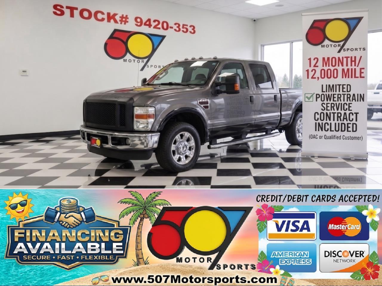 2008 Ford F-250 SD Lariat Crew Cab Long Bed 4WD