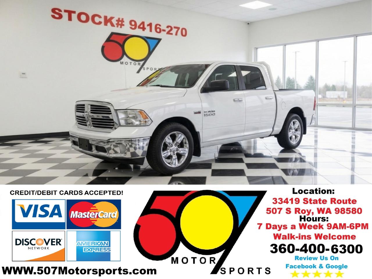 2014 RAM 1500 SLT Quad Cab 4WD