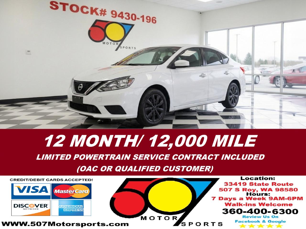 2018 Nissan Sentra S CVT