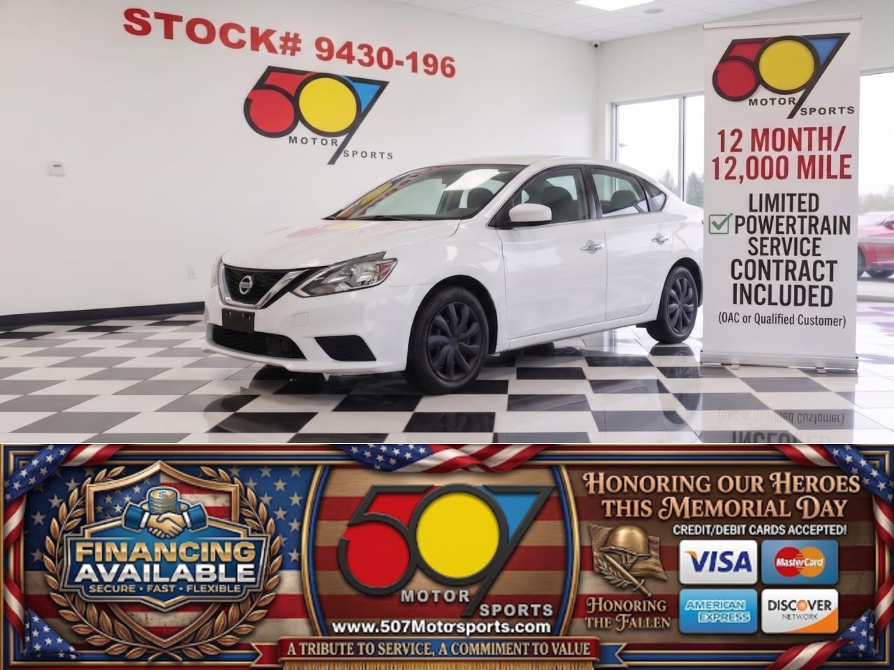 2018 Nissan Sentra S CVT