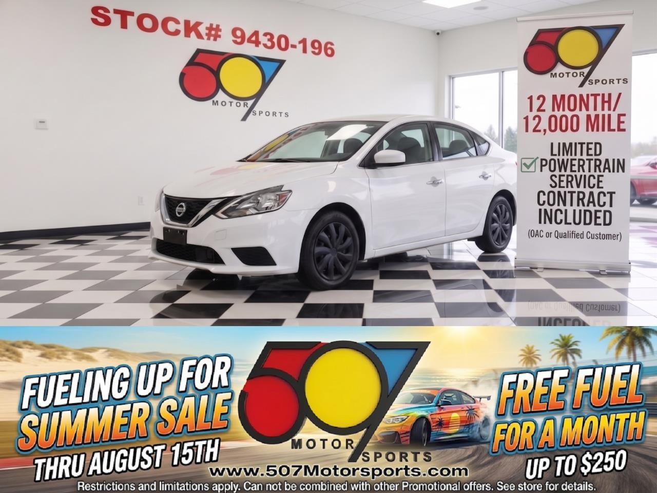 2018 Nissan Sentra S CVT